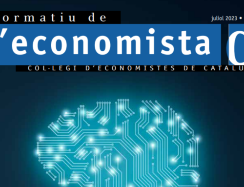 Carla Bartual en el Colegio de Economistas de Catalunya