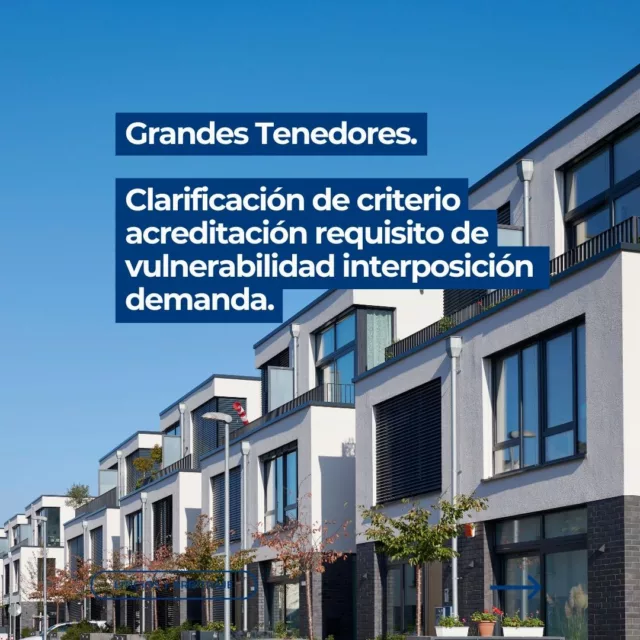 El Tribunal Constitucional, en su reciente Sentencia 26/2025, de 29 de enero, ha resuelto el recurso de inconstitucionalidad interpuesto contra varios preceptos de la Ley 12/2023, de 24 de mayo, por el derecho a la vivienda.

Esta resolución tiene un impacto significativo en la regulación de los grandes tenedores de vivienda, afectando tanto a los procedimientos de recuperación de inmuebles como a las limitaciones en la fijación de rentas en zonas tensionadas.

Consulta la circular completa en: https://www.escura.com/es/grandes-tenedores-criterio-acreditacion-requisito-de-vulnerabilidad/