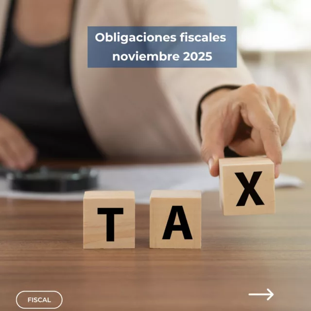 Obligaciones fiscales a realizar durante el mes de noviembre 2025.

Consulta la circular completa en: https://www.escura.com/es/obligaciones-fiscales-noviembre-2025/